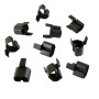 10 Pack - IEC C15  Power Cord Contact Retention Sleeve for (connect to C14 Inlet) Black