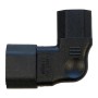IEC Left Angled C14 Male to C13 Female Power Adaptor