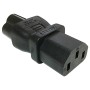 IEC Female (C13) to Clover Leaf (C6) Male Power Adapter
