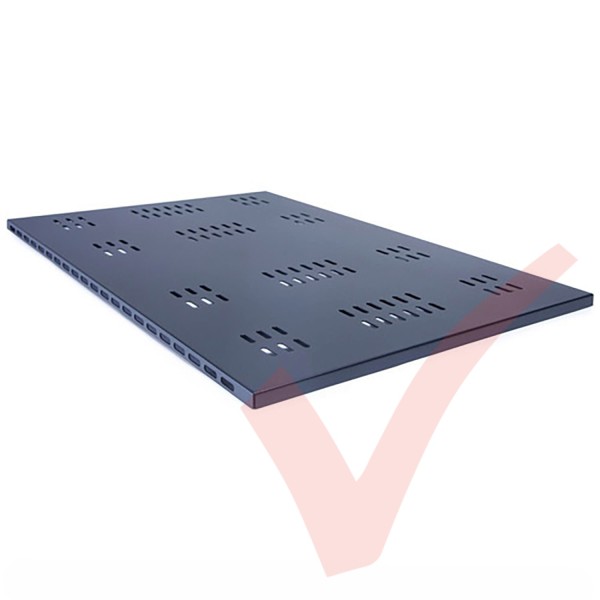 Prism PI Fixed Vented Shelf Black For Data & Server Cabinets
