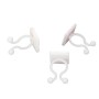 Self Adhesive Cable Clips 35mm (Bunny) - 100 Pack