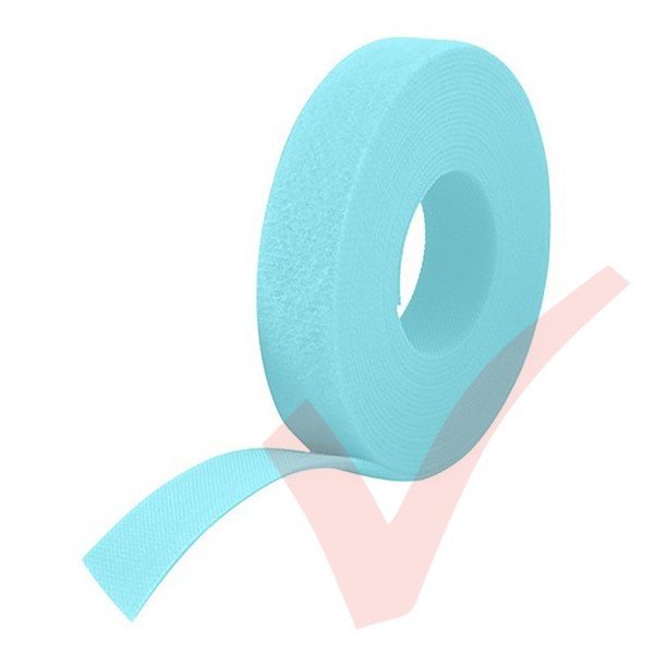 25 Metre Aqua Velcro Reel Hook & Loop