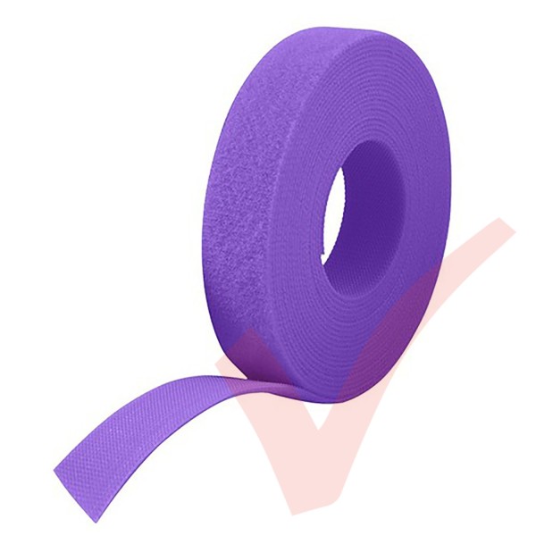 25 Metre Purple Velcro Reel Hook & Loop