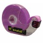 2.5 Metre Violet Red 3P ID Scratch Reel Hook & Loop in Dispenser - IDS-VR-BOX-2.5