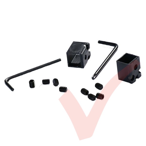 RJ45 Lockdown Patch Cable Locks (pair) in Black