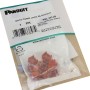 Panduit 10x RJ45 Blockout Data Comm Jack & Removal Tool Red 