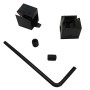 RJ12/11/9 Lockdown - Patch Cord Locks Pair (2x Locks) in Black