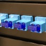 Budget LC Fibre Port Blocker (Blue) 4 Pack with  Removal Key