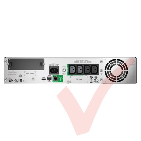 SMT1500RMI2U APC Smart-UPS 1500VA LCD Rack 2U 1000W 230V, 4x C13 Output, 1x C14 Input