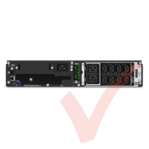SRT2200RMXLI-NC APC Smart-UPS SRT Rack Mount 2200VA Mgmt 1980W, 8x C13 & 2x C19 Output, 1x C20 In