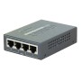 Planet 4-Port IEEE 802.3at High Power over Ethernet Injector Hub - HPOE-460