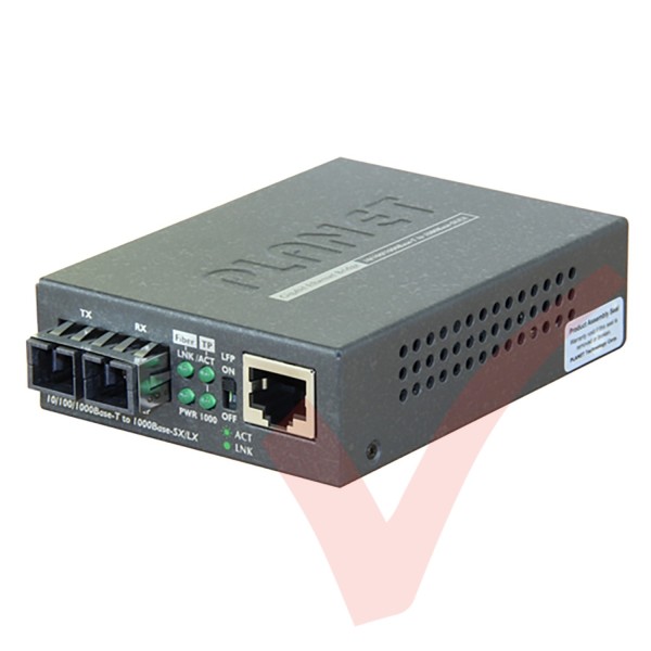 Planet 10/100/1000Base-T to 1000-LX SC Singlemode - GT802SUK