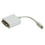 Mini Display Port Male to DVI Adapter 15cm White