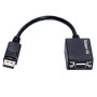 Display Port Male - HD15 VGA Female 15cm Black