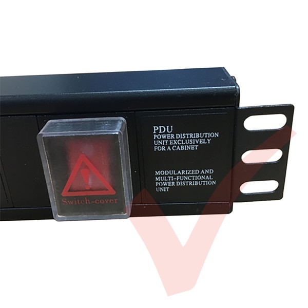 Vertical C13 Socket to 16 Amp Plug with 3 Metre Trailing Cable Rack PDU