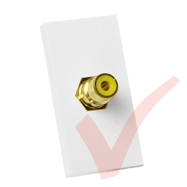 RCA Yellow Moduler Coupler