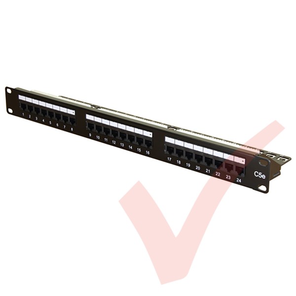24 Port Cat5e UTP Punch Down Patch Panel - Patchsave Solutions
