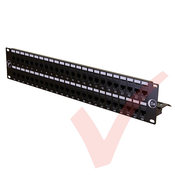 48 Port Cat5e UTP Coupler Patch Panel