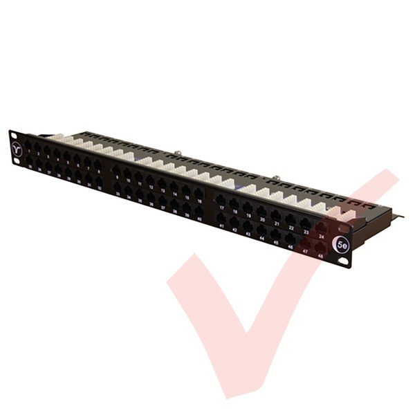 48 Port Cat5e Patch Panel Easy Punch - Patchsave Solutions
