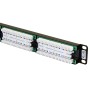 Excel Structured Cabling 24 Port Cat5e Patch Panel Black