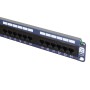 Excel 24 Port Cat5e Patch Panel 1U UTP Punch Down - Blue