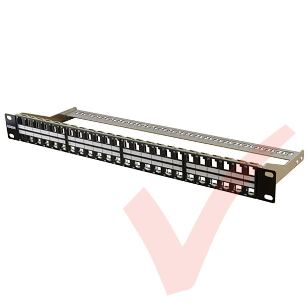 Structured Cabling 48 Port Unloaded Patch Panel - Patchsave Solutions