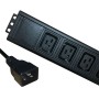 Vertical IEC (C19) Socket PDU with IEC (C20) Plug