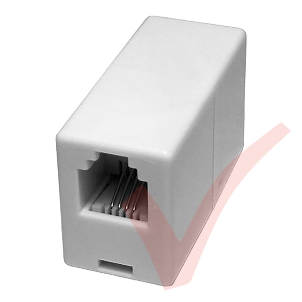 RJ11 6P4C Straight Through Coupler