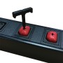 10 Pack - C13 Power PDU Shield Outlet Cover in Red with Removal Tool