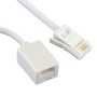White BT Male - Female Extension Cable
