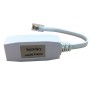 Secondary Leaded 0.2Mtr Telephone Adapter RJ45 - BT Socket White