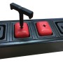 5 Pack - C19 Power PDU Shield Outlet cover in Red with Removal Tool