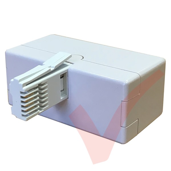 BT Triple Adapter - BT Plug to 3x BT Sockets White
