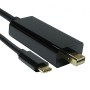 USB Type C Male to Mini DisplayPort Male Cable