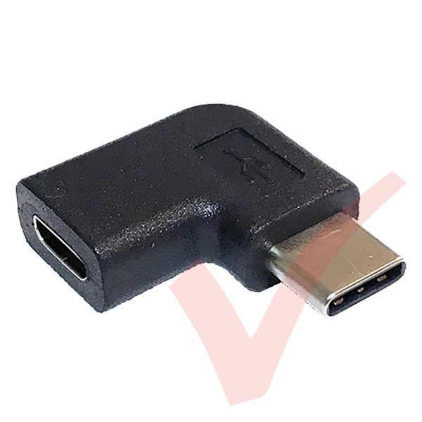 USB Type C to Micro Type B Angled Adaptor