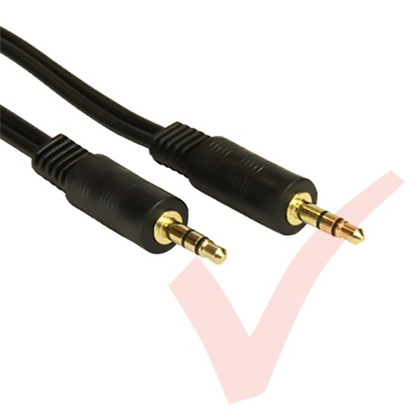 Black - 3.5mm Stereo Male - Male Audio Cable