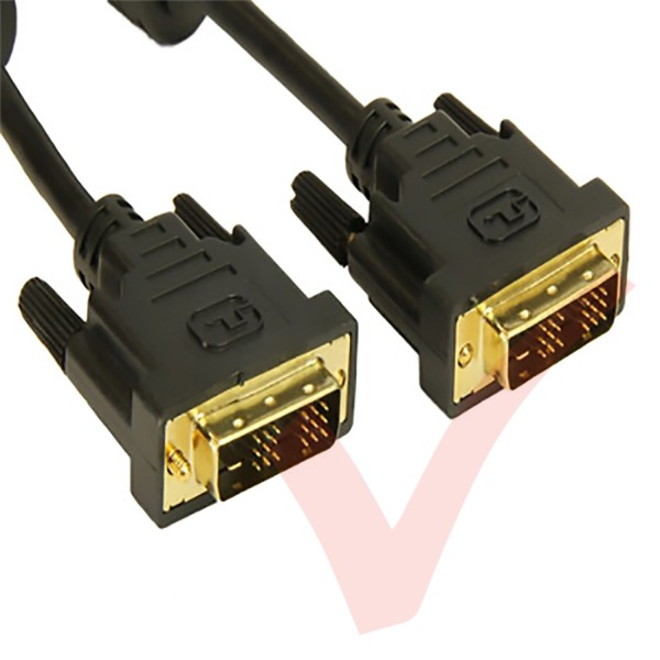 Black - DVI-D Single Link M-M Monitor Cable