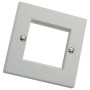 Excel Single Gang Flat Faceplate