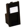 Excel Cat5e RJ45 UTP Low Profile Module Black
