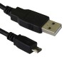 Black - USB 2.0 A Male to MICRO B Data Cable