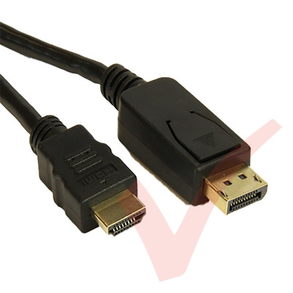 Black - Display Port Male - HDMI Male