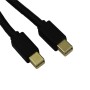 Black - Mini Display Port Male - Mini Display Port Male