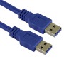 Blue - USB 3.0 A Male to A Male Data Cable