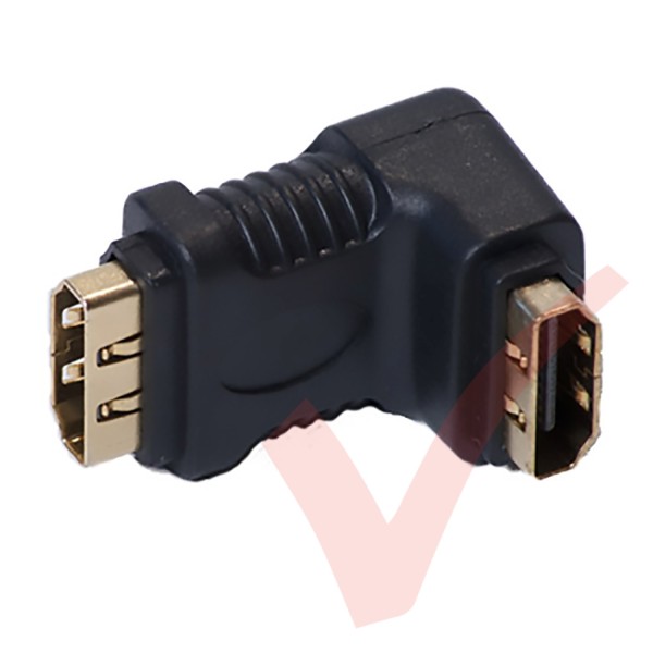 HDMI Right Angle Female - Female Gender Changer