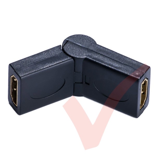 HDMI Female - HDMI Female Swivel Adapter