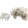 Excel Cat6A STP Screened Angled Keystone Toolless Jack 100-185