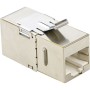 Excel Cat6A FTP 180 Degree Keystone Through Coupler 100-107