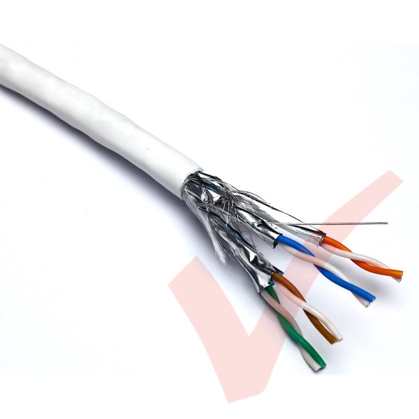 Excel Cat6A Cable U/FTP S-Foil Dca LS0H 500m Reel White 100-198