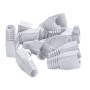 RJ45 Snagless Bubble Boot, 10 Pack White