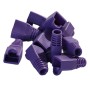RJ45 Snagless Bubble Boot, 10 Pack Purple
